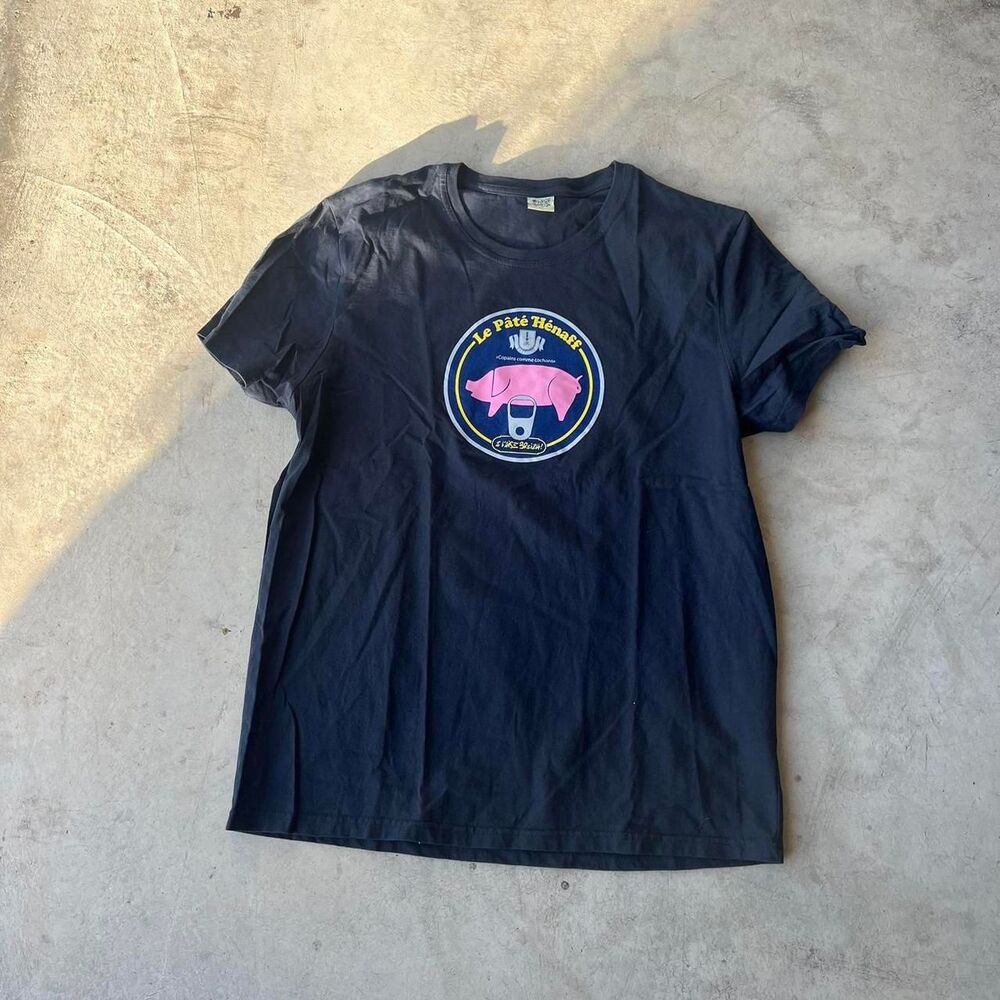 le pate henaff canned goods tee Mens size XL
